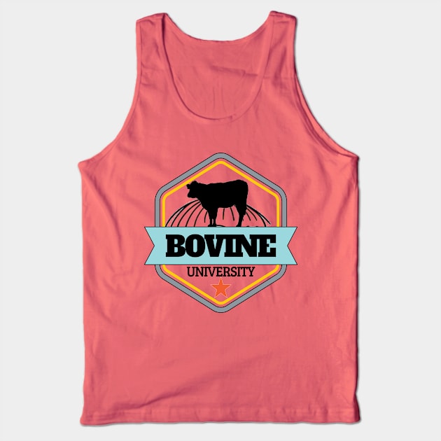 Bovine University Tank Top by door444